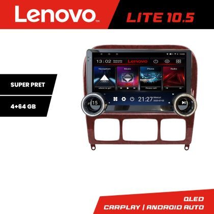 Navigatie Mercedes Clasa S 1998-2005 Kit-220 Lenovo  8 core 4+64 10.5 inch Incell 1K android Wifi 5Ghz gps internet