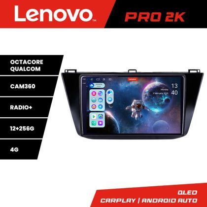 Navigatie VW Tiguan 2016- Lenovo Kit-5883 8 core QLED 2K 12+256 360 Android Waze USB Navigatie Internet Youtube Radio