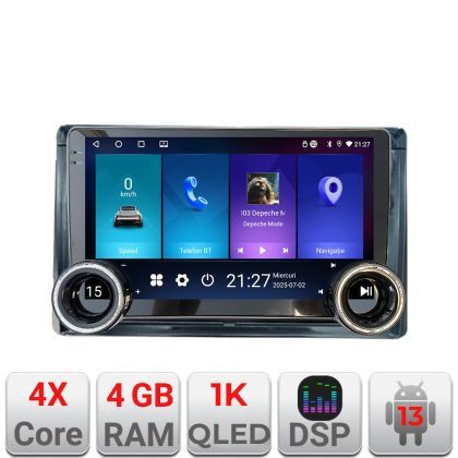 Navigatie Toyota 2DIN Kit-TY2DIN Edotec  4+64 10.5 inch Incell 1K android Wifi 5Ghz gps internet