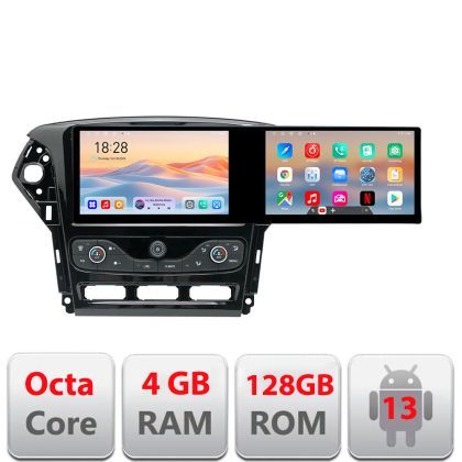 Navigatie Ford Mondeo 2011-2014 Edotec 8 core 4+128 10.5 inch Incell 1K android Wifi 5Ghz gps internet