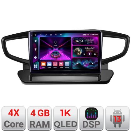 Navigatie Hyundai Ioniq 2016-2020 Android radio gps internet 4+64 InCell Display 1K KIT-ioniq+EDT-E209-RK