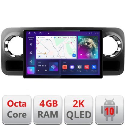 Navigatie dedicata Mercedes Sprinter 2018- Edonav ecran 13" 2K 4+32 Android Waze USB Navigatie 4G 360 Toslink Youtube Radio KI