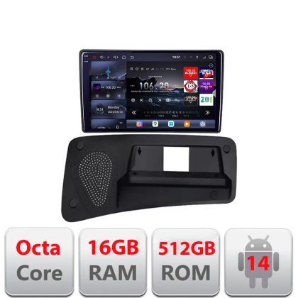 Navigatie Volvo S80 2006-2017 Android radio gps internet 8 core QLED 2K 16+512GB 360 Edotec