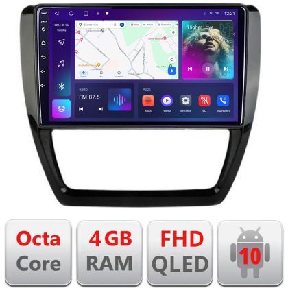 Navigatie VW Jetta 2011-2018 B-JETTB-15 Android Ecran QLED octa core 4+64 carplay android auto KIT-JETTA-15+EDT-E310V3