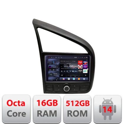 Navigatie Audi R8 2006-2014 Android radio gps internet 8 core QLED 2K 16+512GB 360 Edotec