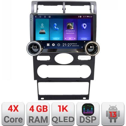 Navigatie Ford Mondeo 2004-2007 Edotec  4+64 10.5 inch Incell 1K android Wifi 5Ghz gps internet