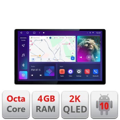 Navigatie dedicata Mercedes W204 2008-2012 N-W204 Edonav ecran 13" 2K 4+32 Android Waze USB Navigatie 4G 360 Toslink Youtube R