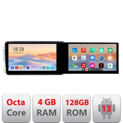 Navigatie Mercedes C 2001-2004 CLK G Kit-171 Edotec 2 ecrane  8 core 4+128 21.6 inch Incell android Wifi 5Ghz gps internet