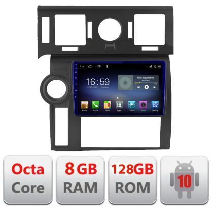 Navigatie Hummer H2 2008-2010 Android radio gps internet Octa Core 8+128 LTE kit-hummer2+EDT-E609