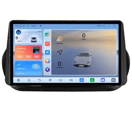 Navigatie Peugeot Bipper, Citroen Nemo, Fiat Qubo 2008-2017 Android ecran Qled 2K Octa core 4+32 Kit-bipper+EDT-E410V3