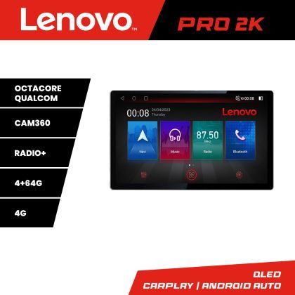 Navigatie VW PQB K-vw Lenovo PRO 4+64 13 inch 2K android 4G DSP gps internet  8Core