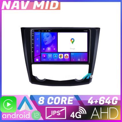 Navigatie Renault Kadjar KIT 9030 EDOTEC-LITE Android Ecran 720P Octa Core 4 64 Carplay