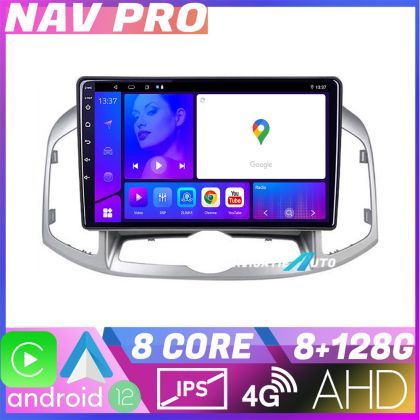 Navigatie MP5 Chevrolet Captiva 2012 2018 Manual KIT 109 EDOTEC-LITE Android Ecran 720P Octa Core 8 128 Carplay