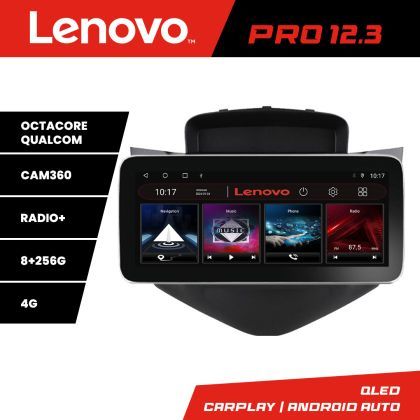 Navigatie Chevrolet Cruze 2009- K-045 Lenovo PRO 8+256 12.3 inch qled android 4G DSP gps internet