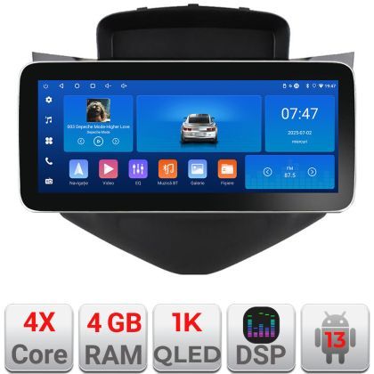 Navigatie Chevrolet Cruze 2009- K-045 Edotec 4+64 12.3 inch Incell 1K android Wifi 5Ghz gps internet