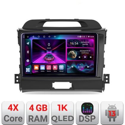 Navigatie Kia Sportage 2010- A-325  4+64 InCell Display 1K Android Waze USB Navigatie Internet Youtube Radio