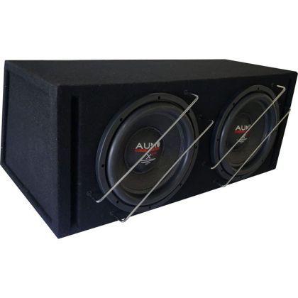 Subwoofer pasiv cu incinta, Audio System, 2000 W RMS, 3000 W MAX, difuzoare 2 x 12", SPL bass reflex