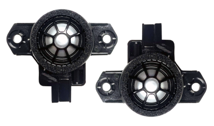 Set 2 Difuzoare tweeter Volvo S/V/XC 2016+, 40 W cu cupolă din titan de 25 mm, Tonuri excelente de înaltă frecvență, Phoenix Gold, ﻿ZDSV25T