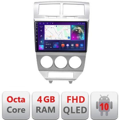 Navigatie Dodge Caliber 2006-2010 B-caliber-06 Android Ecran QLED octa core 4+64 carplay android auto KIT-caliber-06+EDT-E310V3