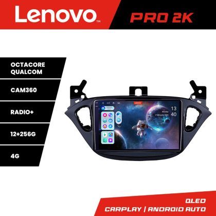 Navigatie Opel Corsa 2013-2016 Lenovo Kit-corsa 8 core QLED 2K 12+256 360 Android Waze USB Navigatie Internet Youtube Radio
