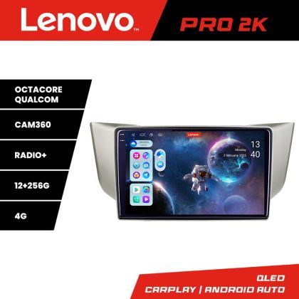 Navigatie Lexus RX 2003-2009 Lenovo Kit- rx-03 8 core QLED 2K 12+256 360 Android Waze USB Navigatie Internet Youtube Radio