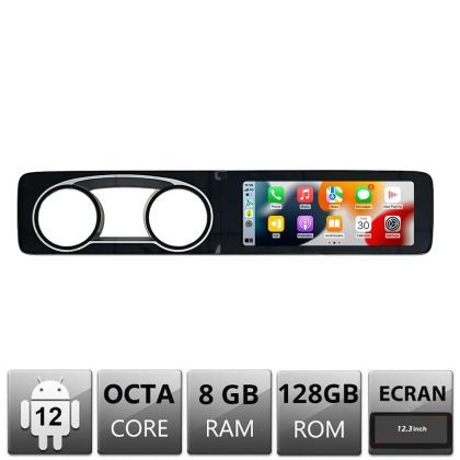 Navigatie dedicata Mercedes Clasa E W213 fara ceasuri digitale 8 Core 8+128 12.3 inchi 1920x720 4G DSP GPS Android