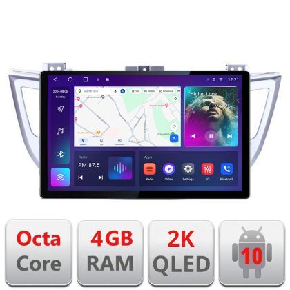 Navigatie dedicata Hyundai Tucson N-546 Edonav ecran 13" 2K 4+32 Android Waze USB Navigatie 4G 360 Toslink Youtube Radio KIT-5