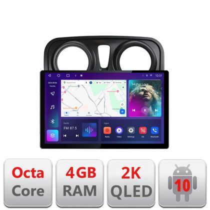 Navigatie dedicata Dacia Sandero Logan 2012-2020 N-sandero Edonav ecran 13" 2K 4+32 Android Waze USB Navigatie 4G 360 To