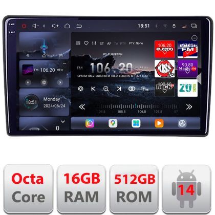 Navigatie Ford Focus C-max S-max Galaxy Mondeo unitati ovale Qled 2K Octa Core 16+512GB LTE 4G DSP Wifi 5Ghz android auto carplay radio gps internet kit-ford-oval+EDT-E809-2K