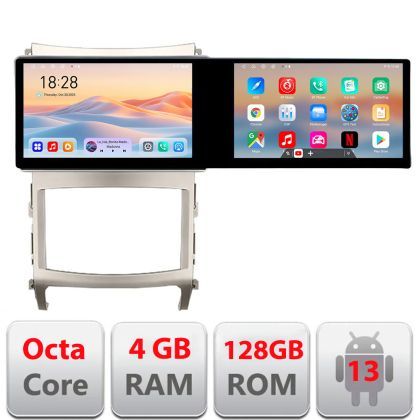 Navigatie Hyundai IX55 Edotec 2 ecrane  8 core 4+128 21.6 inch Incell android Wifi 5Ghz gps internet  Kit-ix55