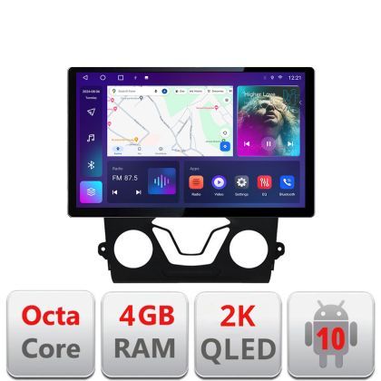 Navigatie Ford Mondeo 2013- Qled 2K Octa Core 4+64 LTE 4G DSP Wifi 5Ghz android auto carplay radio gps internet EDT-E413-2K