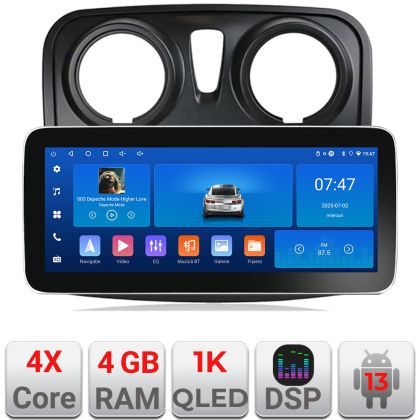 Navigatie Dacia Sandero Logan 2012-2020 K-sandero Edotec 4+64 12.3 inch Incell 1K android Wifi 5Ghz gps internet