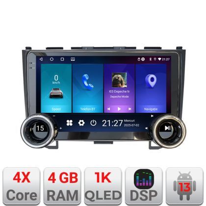 Navigatie Honda CR-V Kit-009 Edotec  4+64 10.5 inch Incell 1K android Wifi 5Ghz gps internet