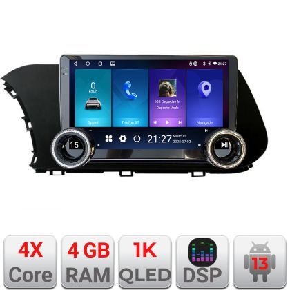 Navigatie Hyundai I20 2020- Kit-i20 Edotec  4+64 10.5 inch Incell 1K android Wifi 5Ghz gps internet