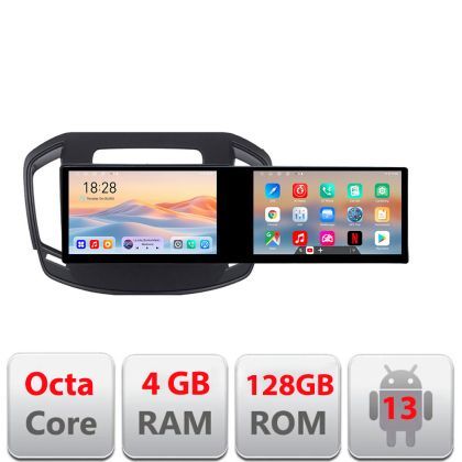 Navigatie Opel Insignia 2014-2016 Kit-338 Edotec 2 ecrane  8 core 4+128 21.6 inch Incell android Wifi 5Ghz gps internet a