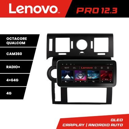 Navigatie dedicata Edonav Hummer H2 2002-2008  Lenovo PRO 4+64 12.3 inch qled android 4G DSP gps internet  KIT-hummer2002