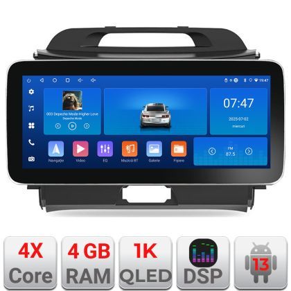 Navigatie Kia Sportage 2010- Edotec 4+64 12.3 inch Incell 1K android Wifi 5Ghz gps internet