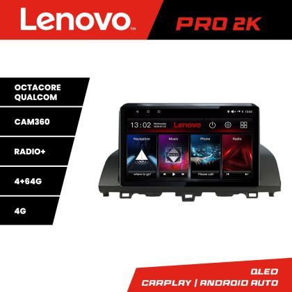 Navigatie Honda Accord 2019-2022 Lenovo Qled 2K Octa Core 4+64 360 DSP carplay android auto radio gps internet Kit-+PRO-2K-10-4+64