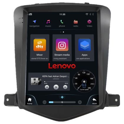 Navigație dedicată Tip Tesla Chevrolet Cruze 2006-2012 Radio gps internet Qualcomm 8X 8+128 360 4G carplay android auto  GB Kit-tesla-045+ULTRA-9.7-8+128