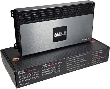 Amplificator audio Audio System R-125.4 cu 4 canale, clasa A - B, amplificator SQ, 2 - 4 OHM