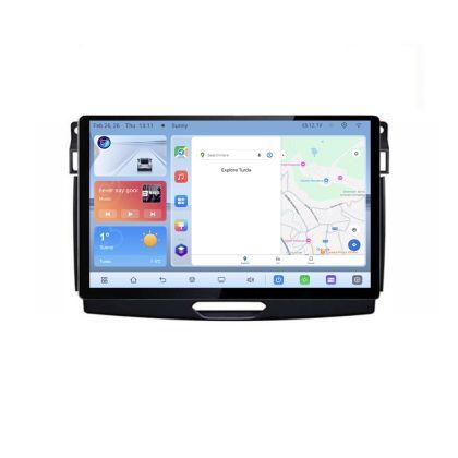 Navigatie Ford Ranger 2015-2020 Quad Core Edonav ecran 13" 1K 4+64 Android Waze USB Navigatie 4G 360 Toslink Youtube Radio