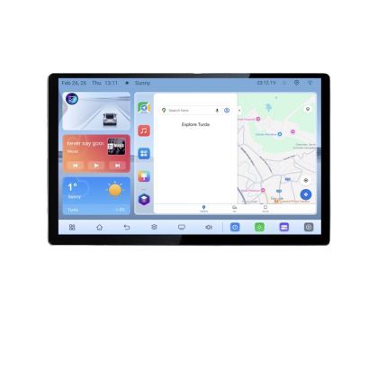 Navigatie dedicata Skoda Superb 2 N-SUPERB2 Edonav ecran 13" 1K 4+64 Android Waze USB Navigatie 4G 360 Toslink Youtube Radio K