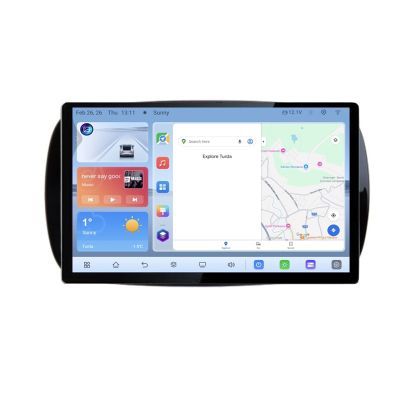 Navigatie dedicata Smart For Two 2015- N-Smart15 Edonav ecran 13" 1K 4+64 Android Waze USB Navigatie 4G 360 Toslink Youtube Ra