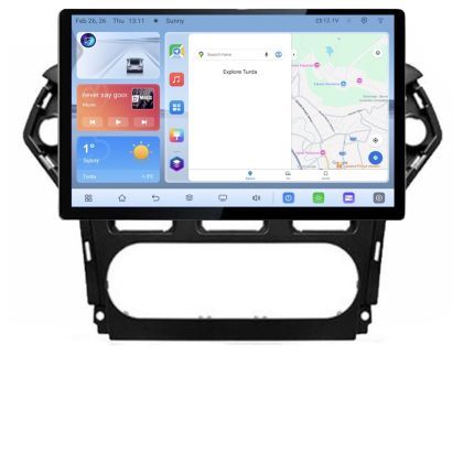 Navigatie dedicata Ford Mondeo 2010-2014 N-MONDEO-CLIMA Edonav ecran 13" 1K 4+64 Android Waze USB Navigatie 4G 360 Toslink You