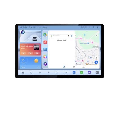 Navigatie dedicata Skoda Fabia 2 2009-2014 Edonav ecran 13" 1K 4+64 Android Waze USB Navigatie 4G 360 Toslink Youtube Radio KI