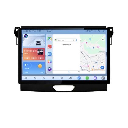 Navigatie dedicata Ford Ranger N-574 Edonav ecran 13" 1K 4+64 Android Waze USB Navigatie 4G 360 Toslink Youtube Radio KIT-574 si