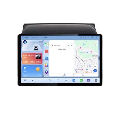Navigatie dedicata Mitsubishi L200 2006-2014 N-094 Edonav ecran 13" 1K 4+64 Android Waze USB Navigatie 4G 360 Toslink Youtube