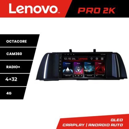 Navigatie Bmw F10 NBT 2012-2016 Android radio bluetooth internet 8 core QLED 2K 4+32 360 Lenovo