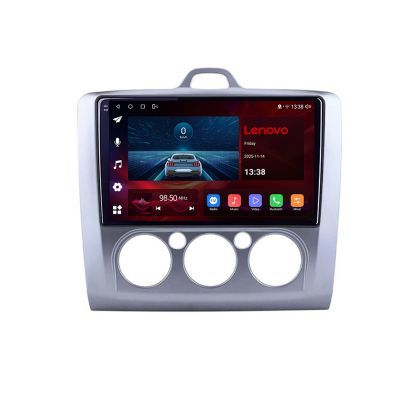 Navigatie Ford Focus gen 2 2005-2010, Lenovo Ultra Original, Qualcomm 8-Core, 4G, Camera 360, CarPlay Wireless, 4+64GB, 9"