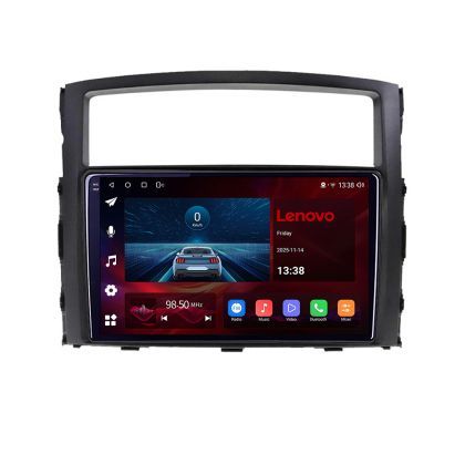 Navigatie Mitsubishi Pajero gen 4 V80 2006-2021, Lenovo Ultra Original, Qualcomm 8-Core, 4G, Camera 360, CarPlay Wireless, 4+64GB, 9"